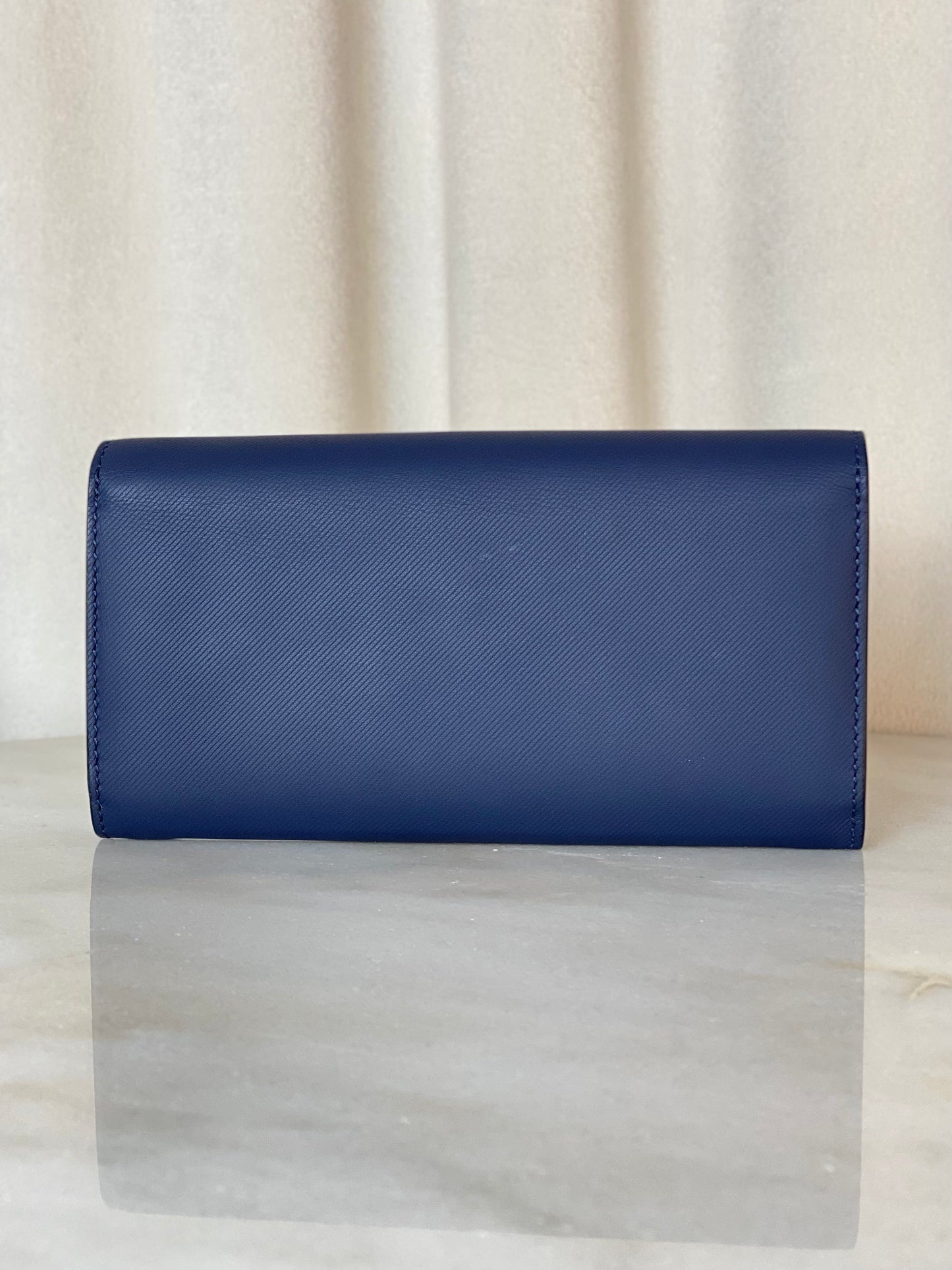 Burberry Blue Halton Continental Wallet
