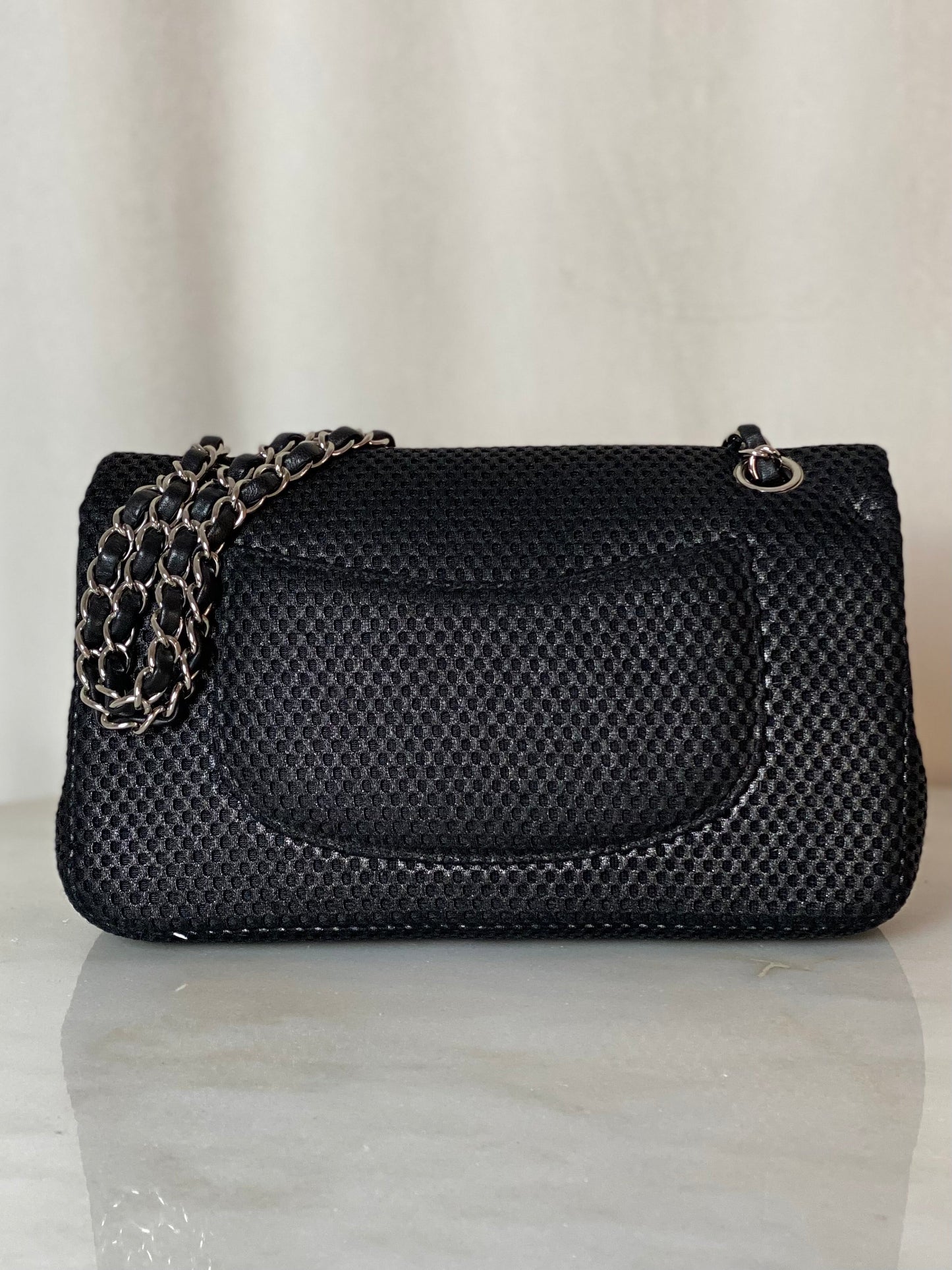 Chanel Bicolor Classic Fabric Small Bag