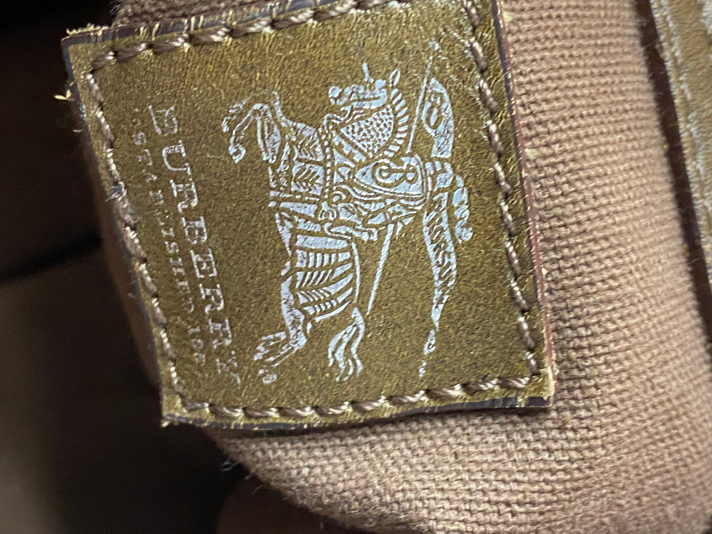 Burberry Brown Nova Check Shoulder Bag