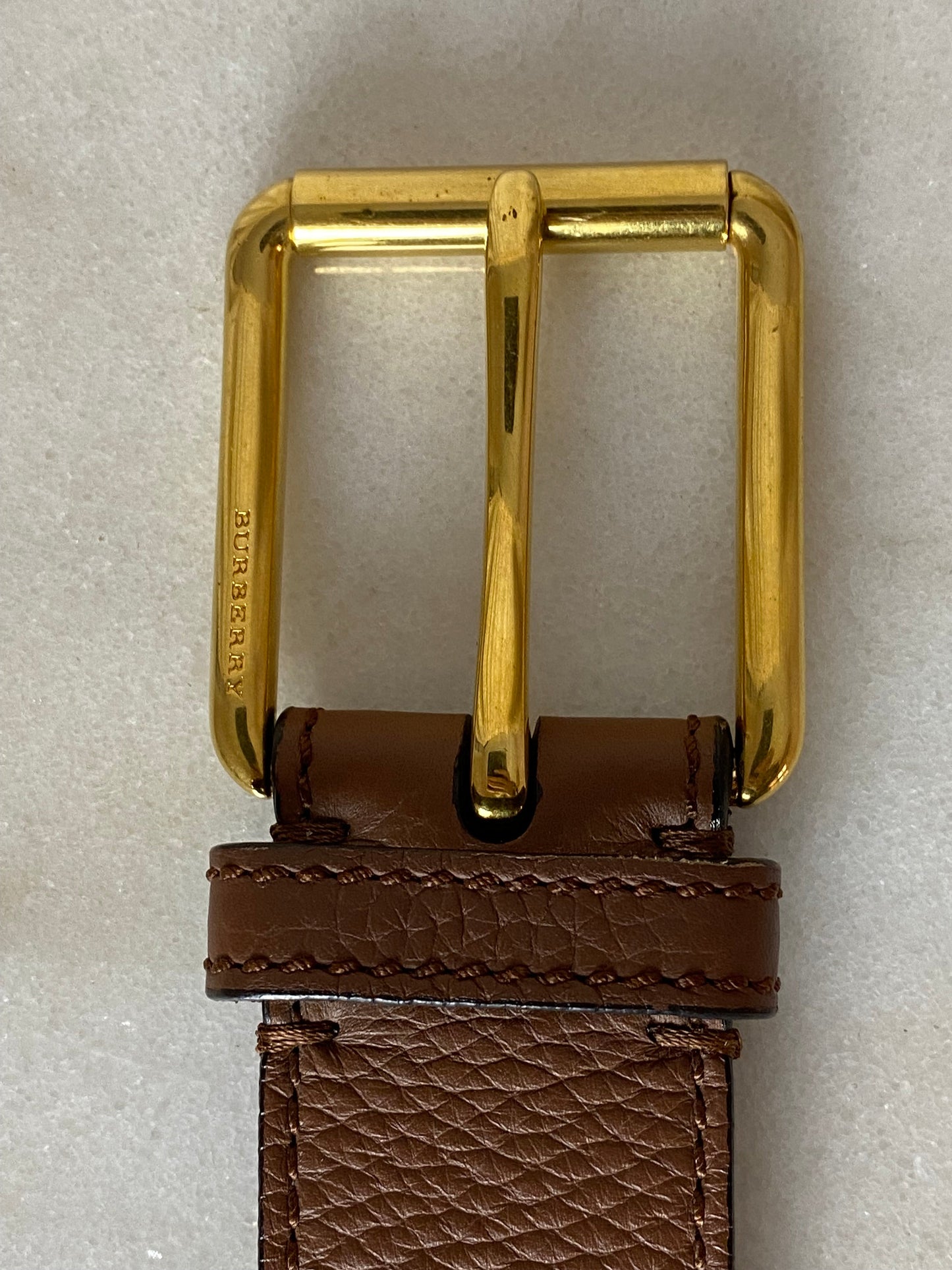 Burberry Camel Belt 38