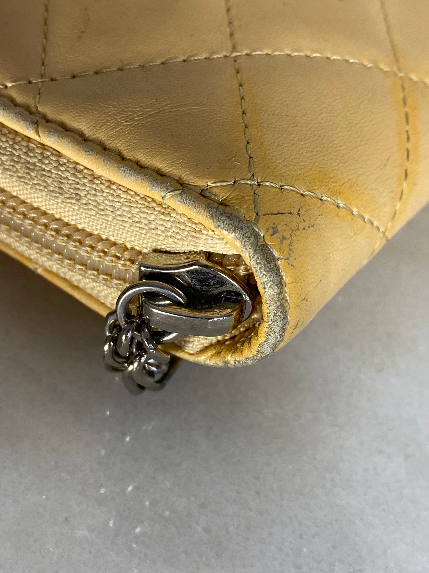 Chanel Bicolor Cambon Zip Wallet