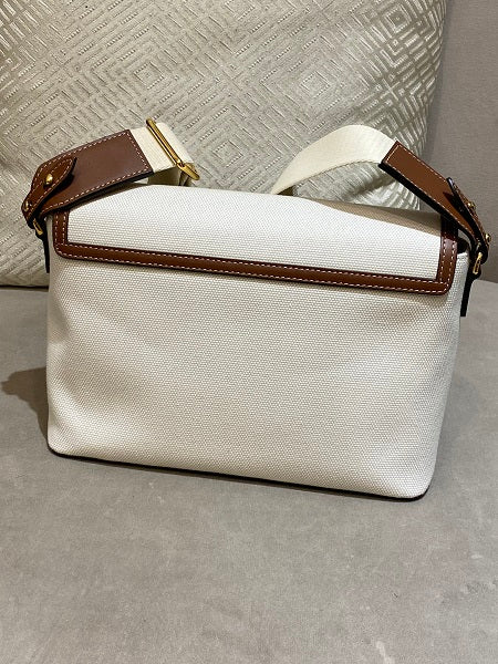 Burberry Bicolor Horseferry Print Note Crossbody Bag