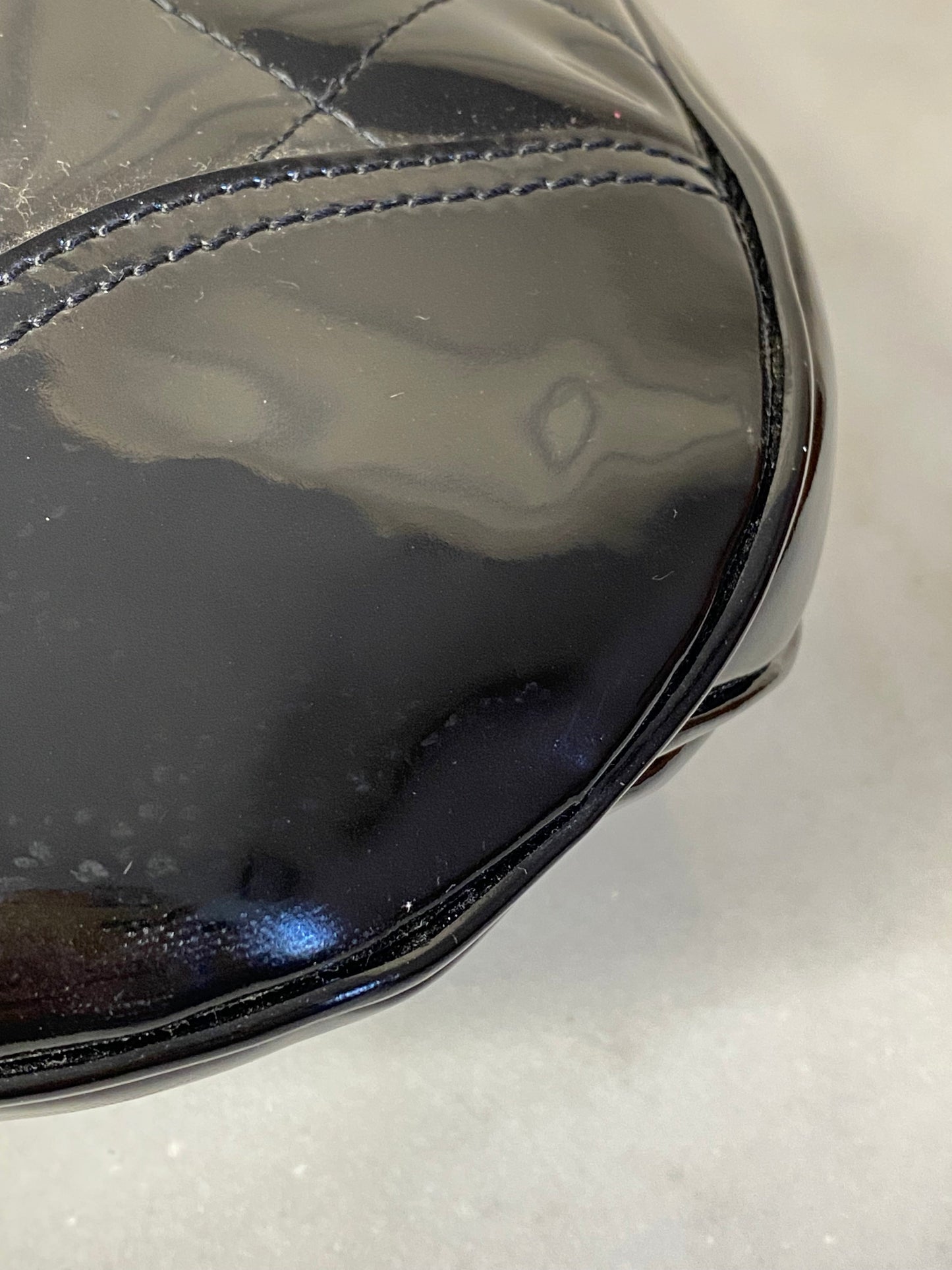 Burberry Black Quilted Hobo Bag