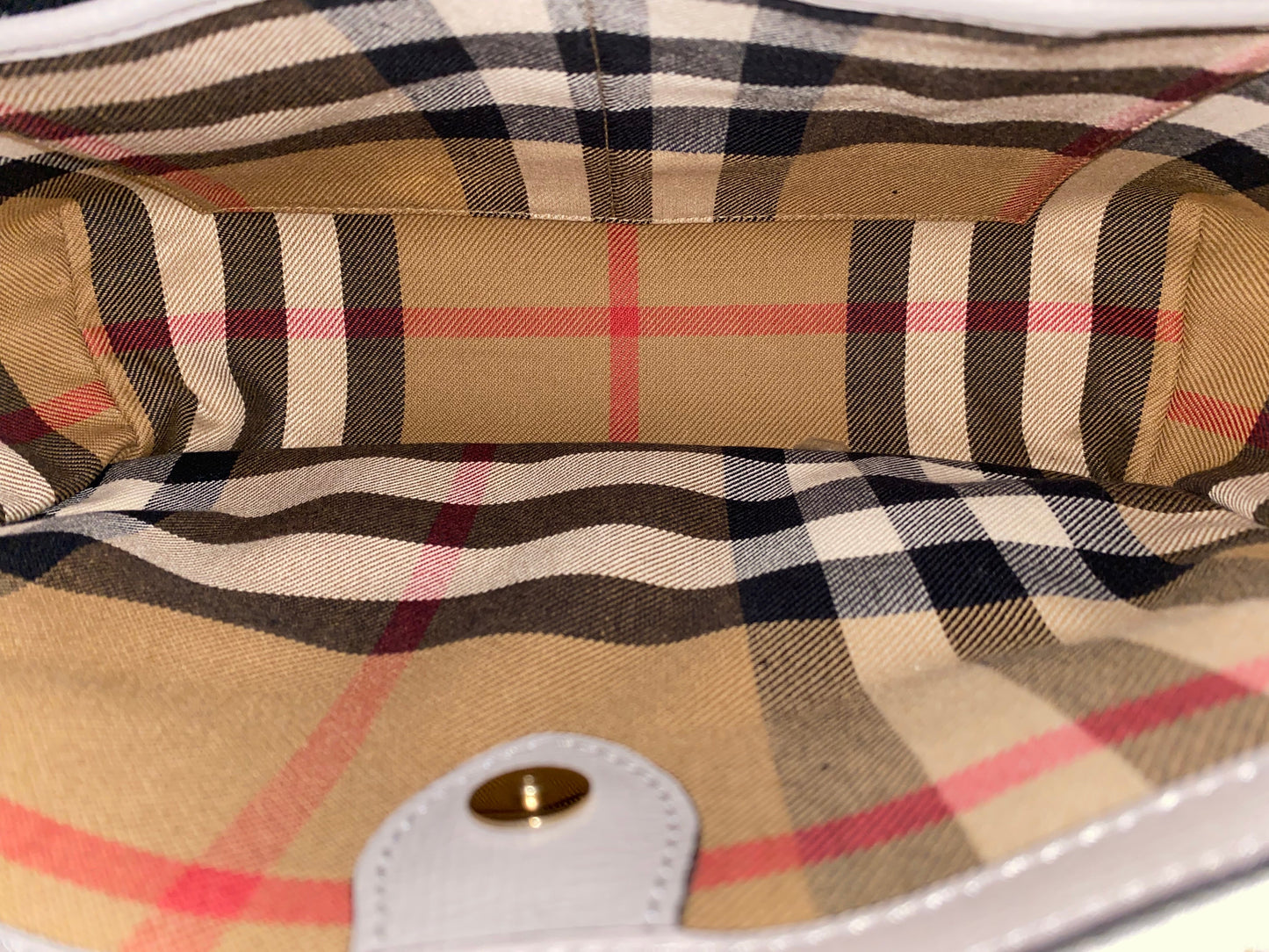 Burberry Beige Banner Hand Bag