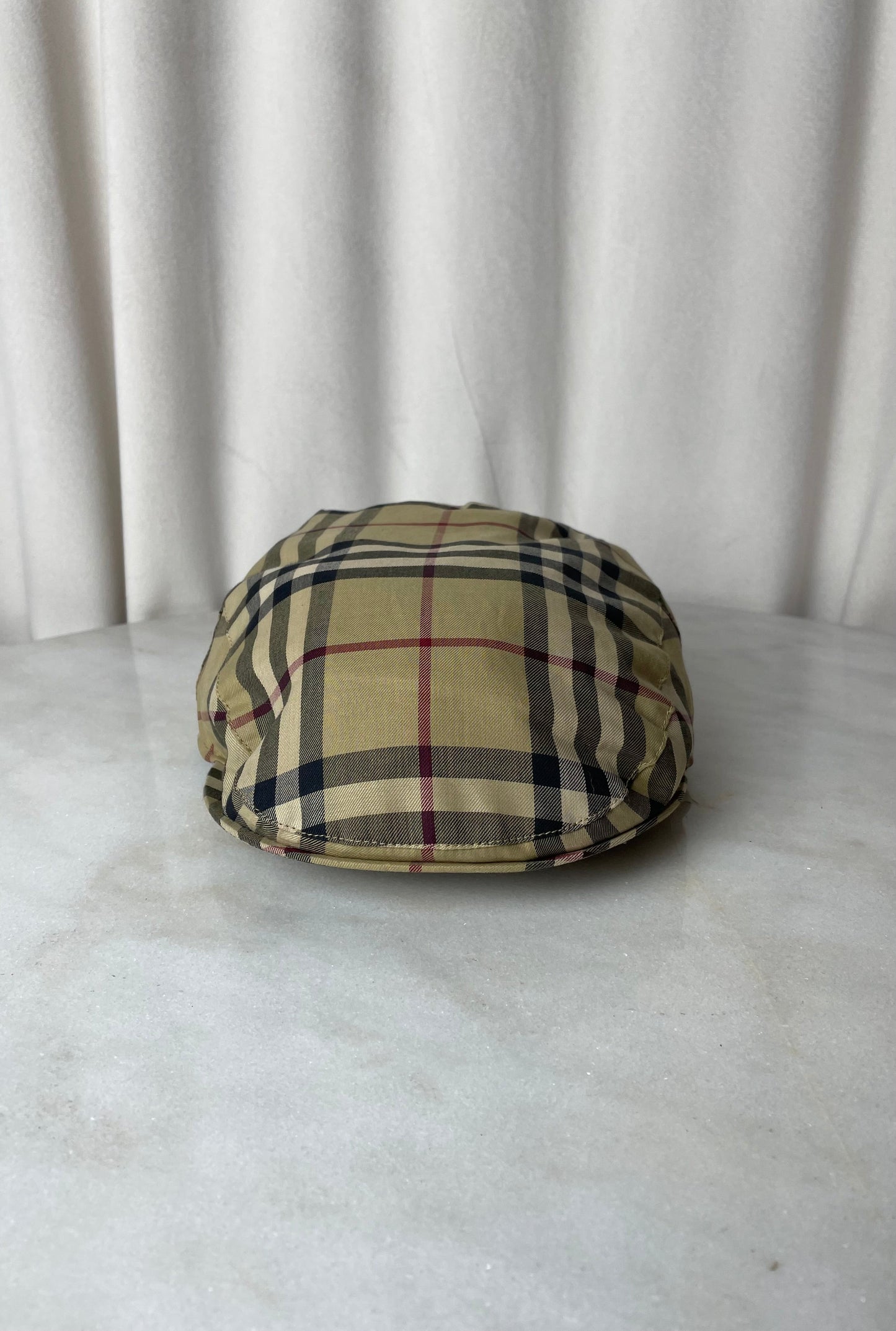 Burberry Beige Nova Check Large Hat