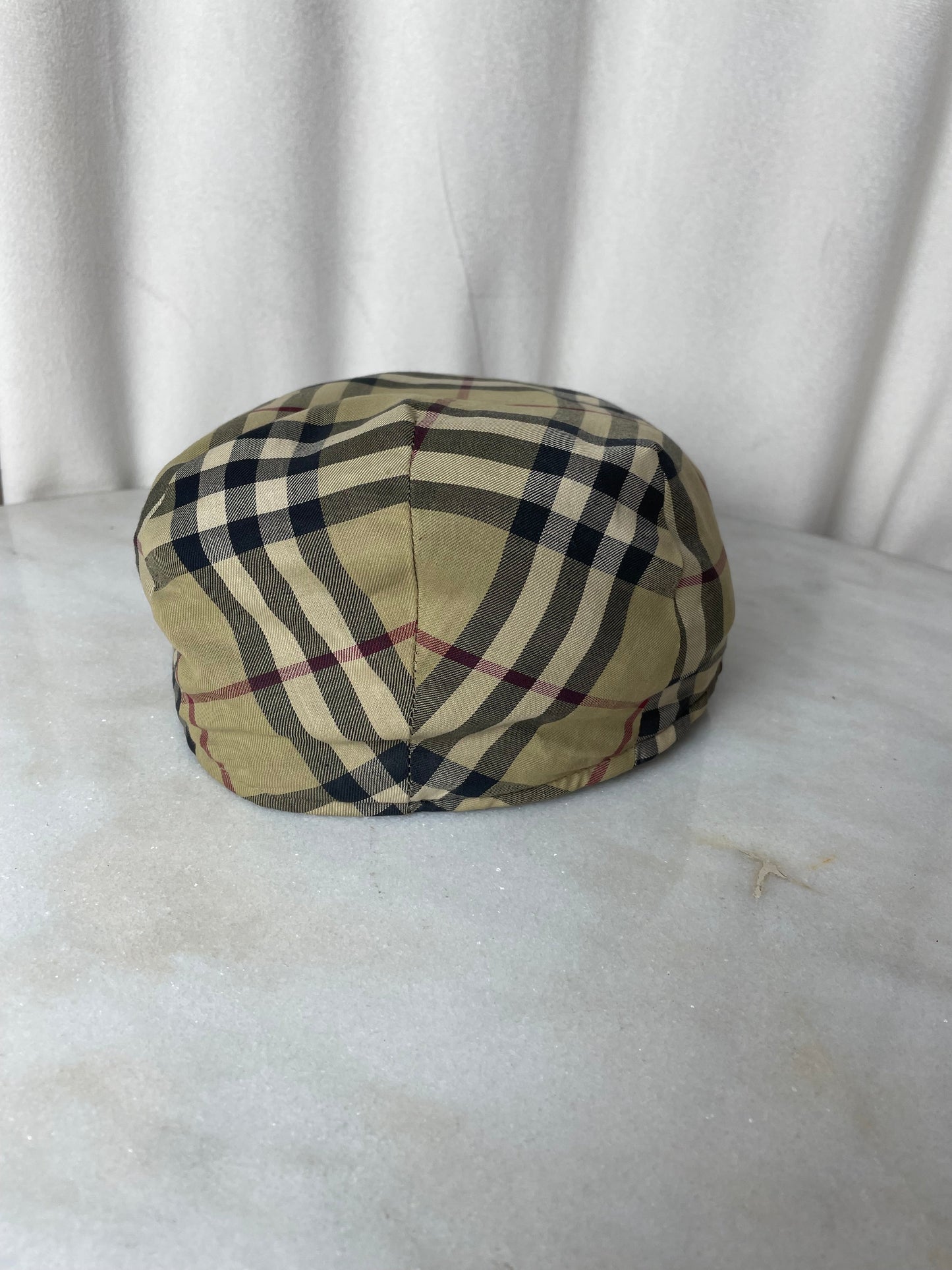 Burberry Beige Nova Check Large Hat