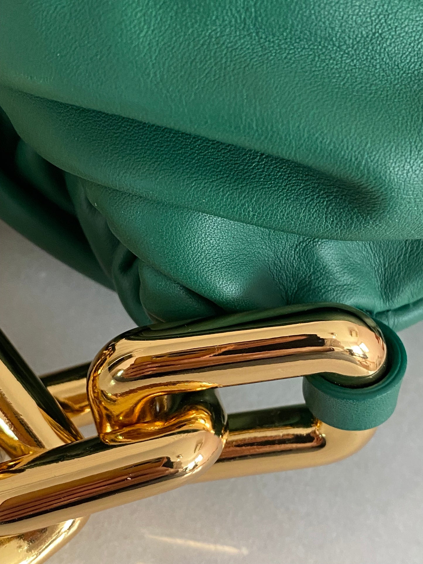 Bottega Veneta Green Pouch Chain