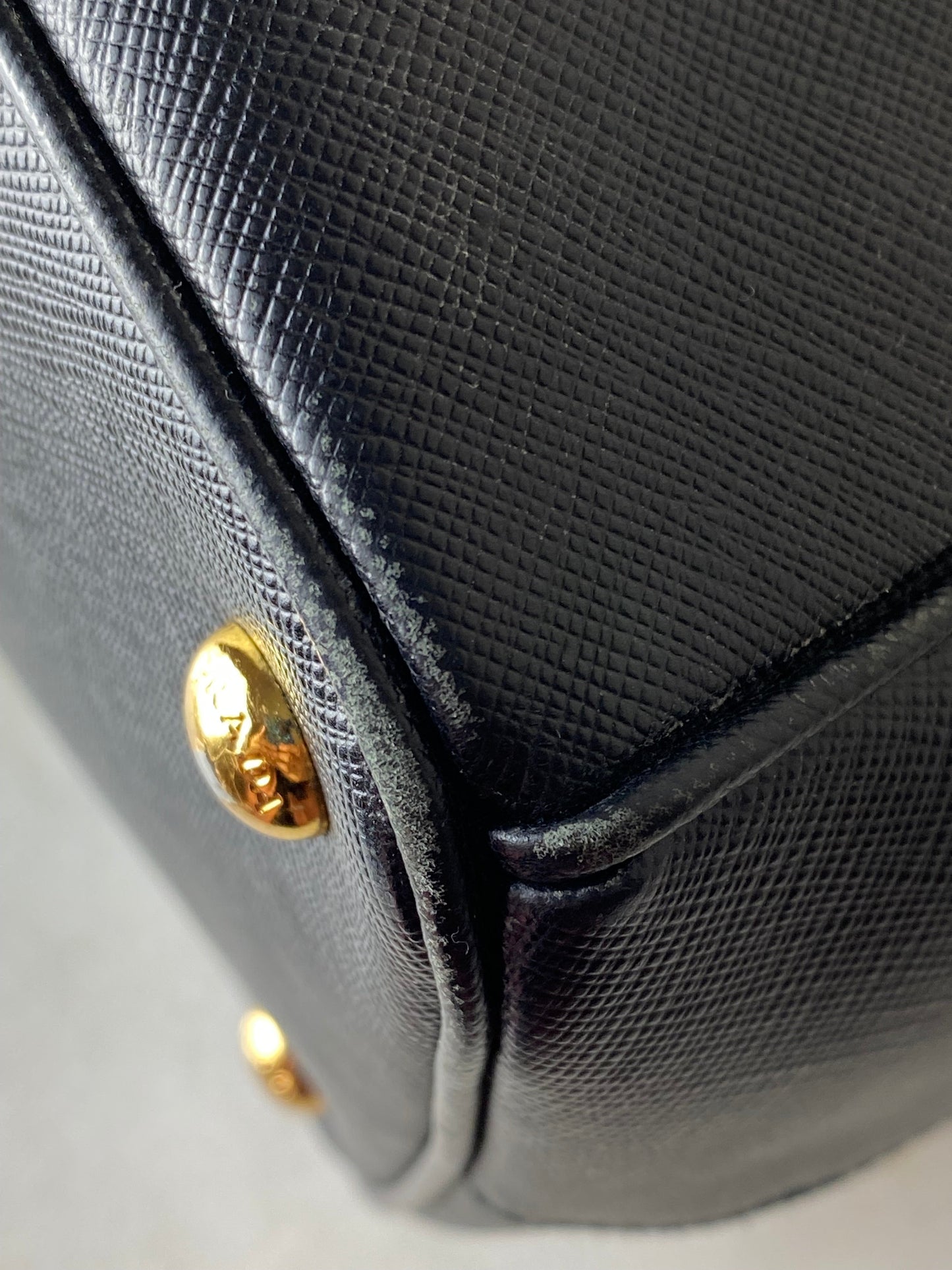 Prada Black 2 Zip Tote Bag