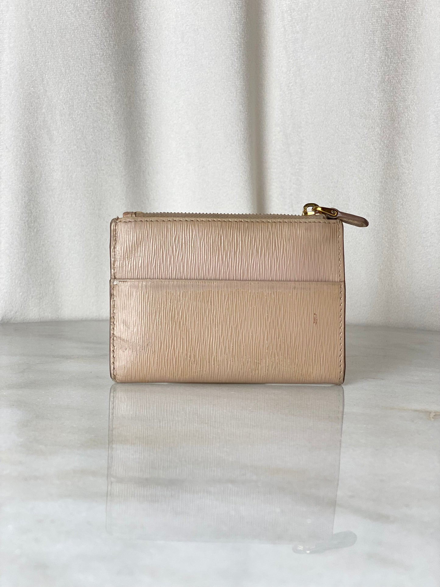 Prada Beige Card Holder