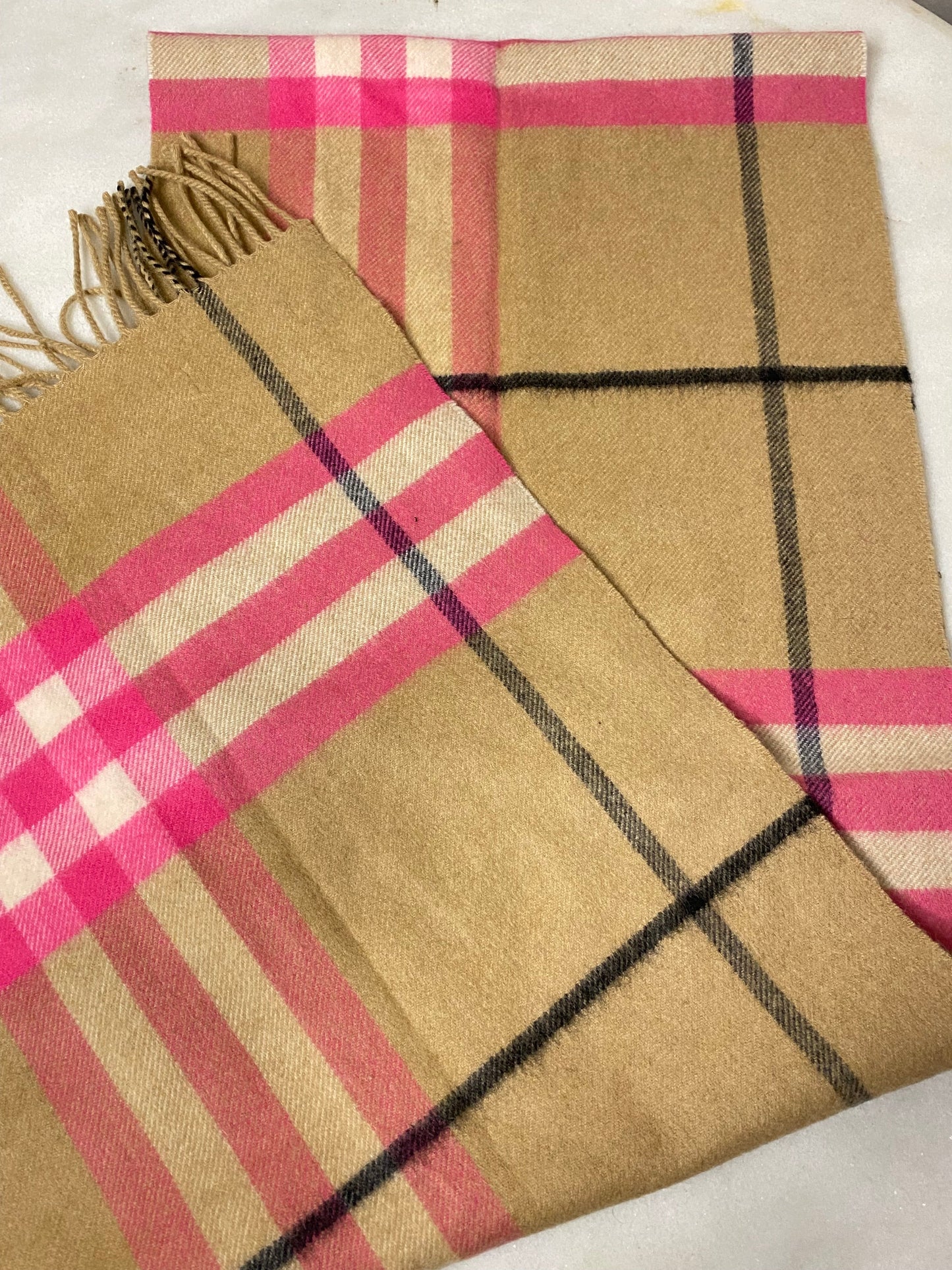 Burberry Bicolor House Check Scarf