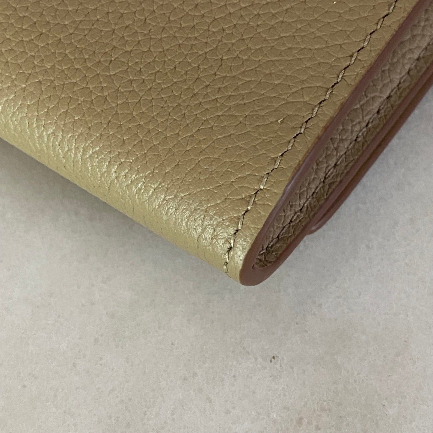 Burberry Beige TB Long Wallet