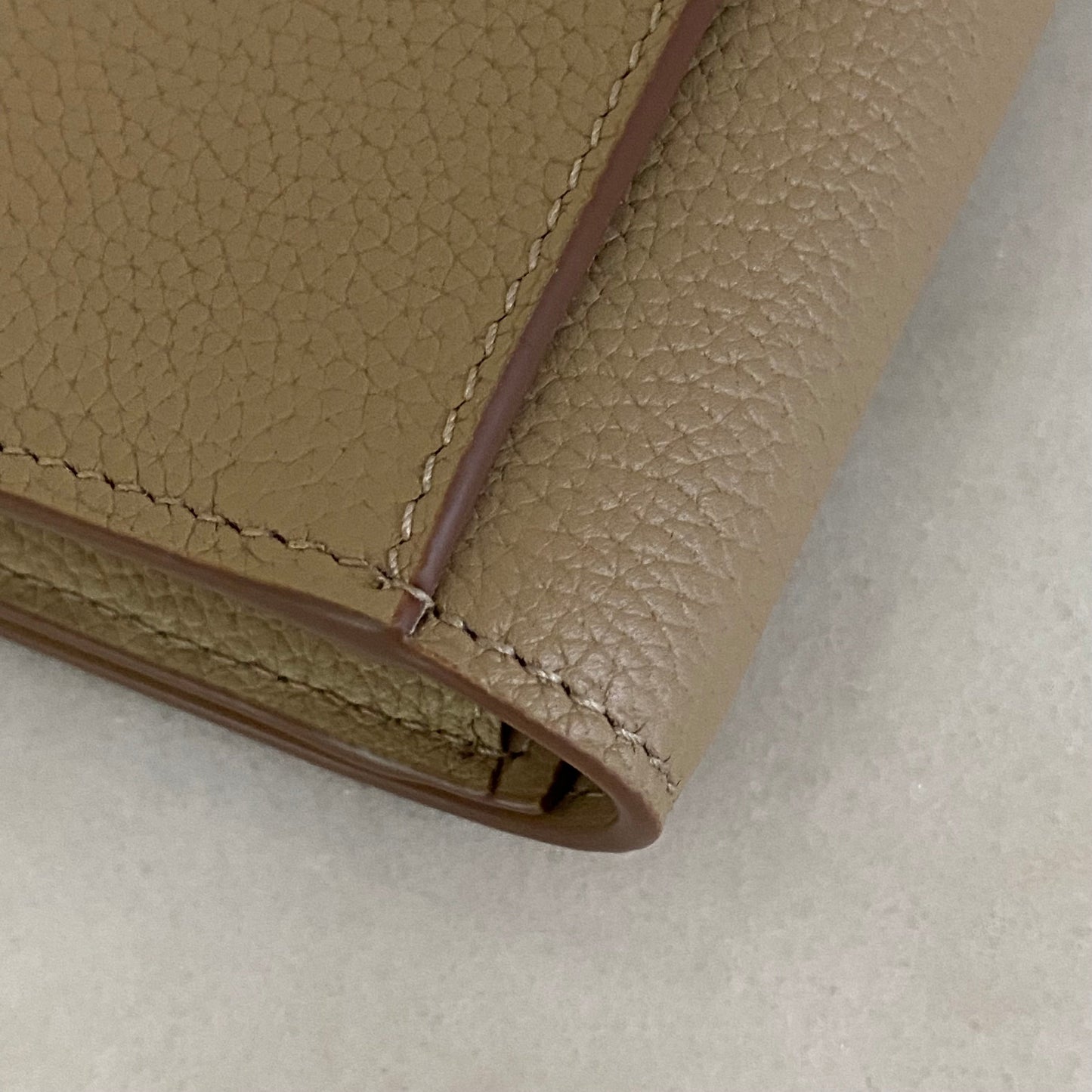 Burberry Beige TB Long Wallet