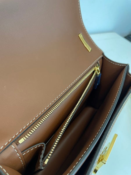 Burberry Bicolor TB Logo Flap Bag