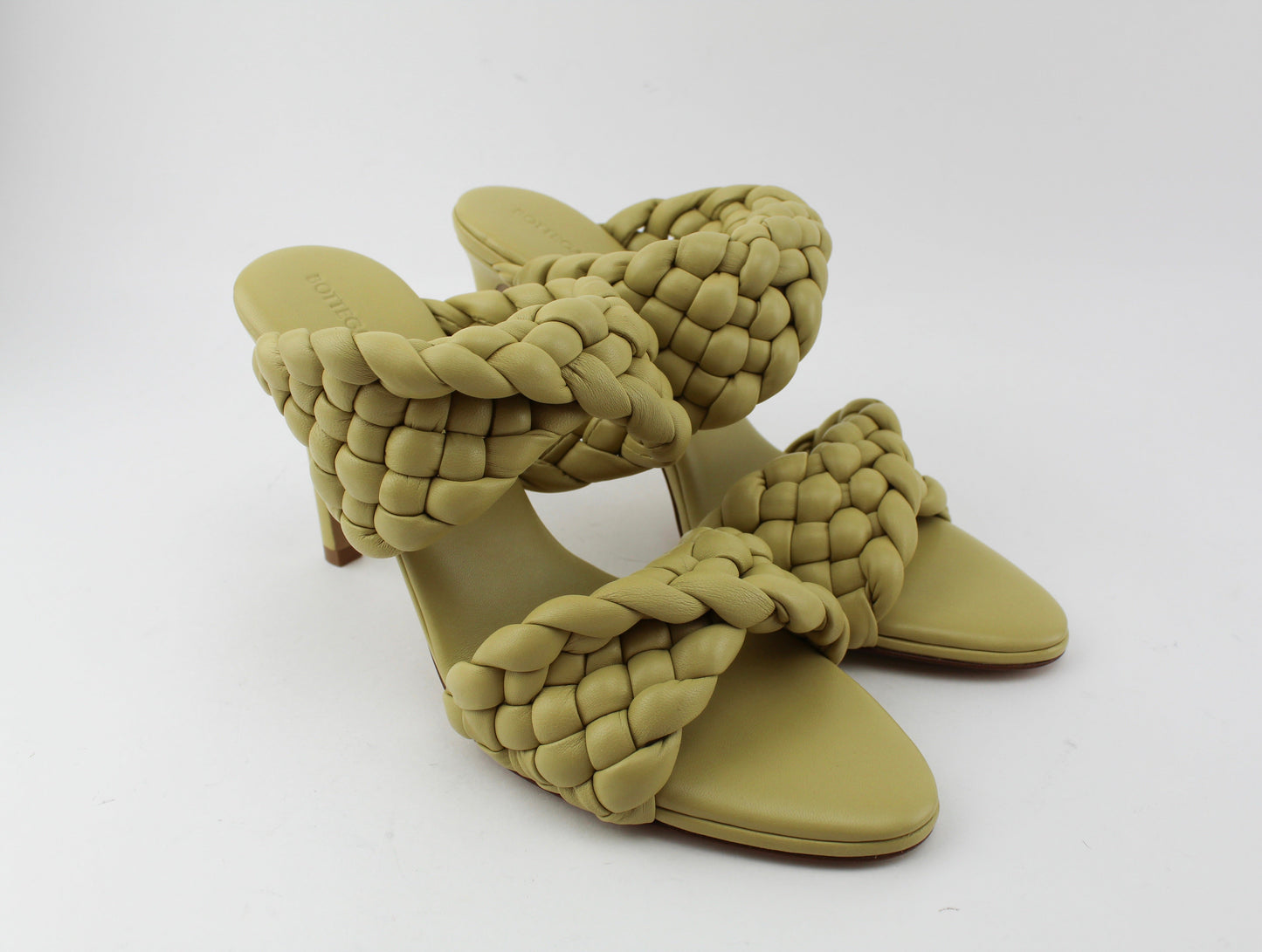 Bottega Veneta Bv Curve Sandals Tapioca