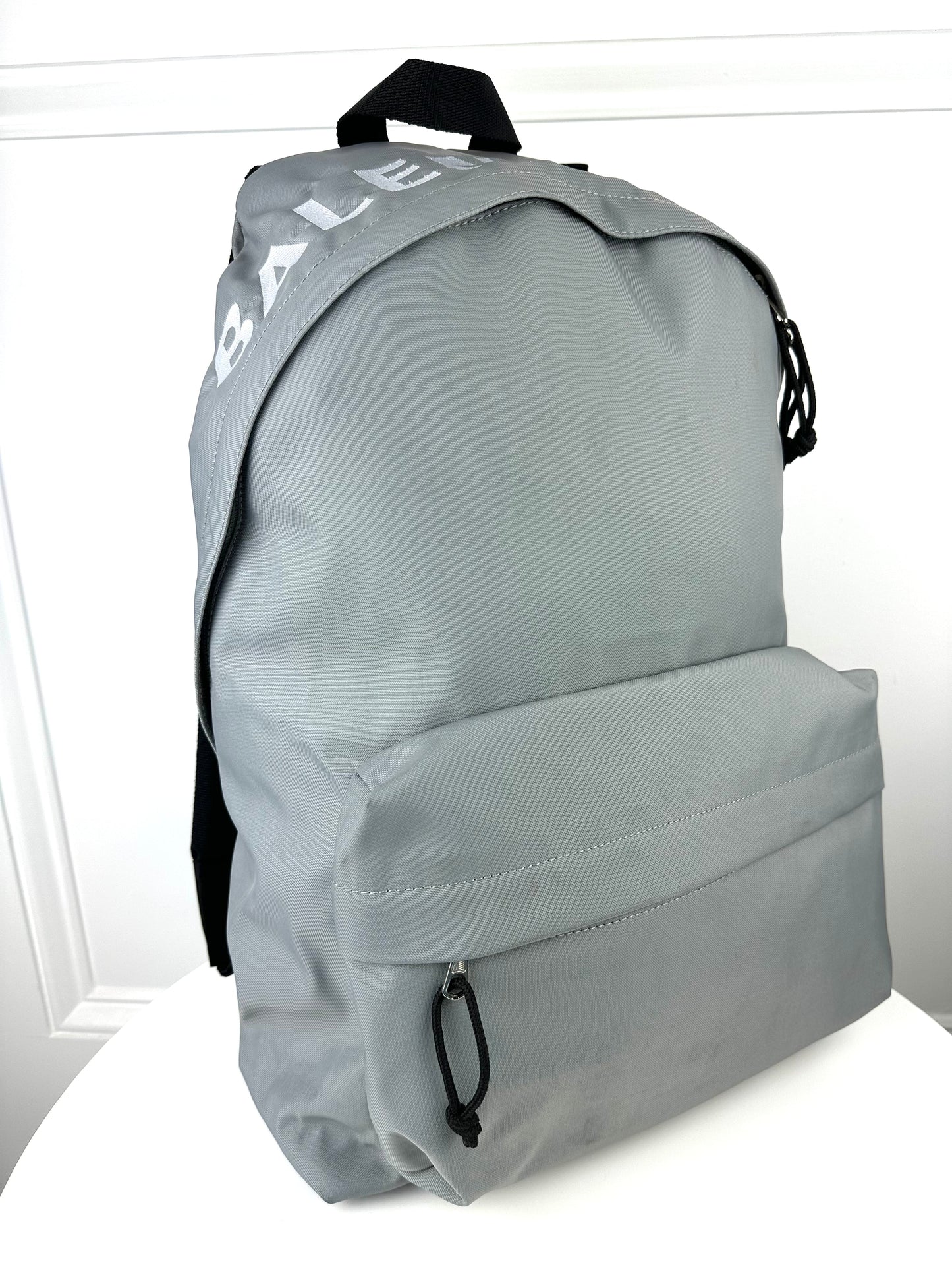 Balenciaga Wheel Logo Embroidered Backpack