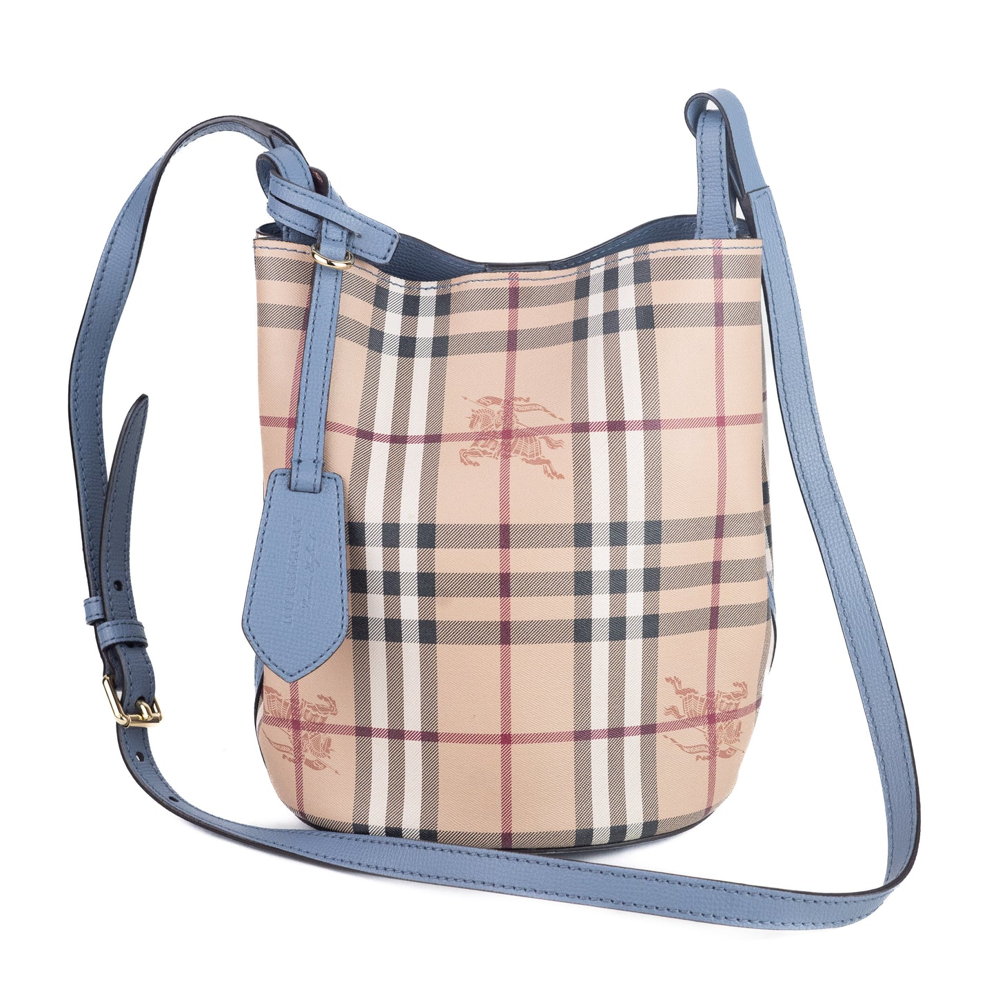 Burberry Vintage Haymarket Check bucket bag
