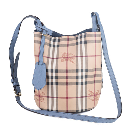 Burberry Vintage Haymarket Check bucket bag