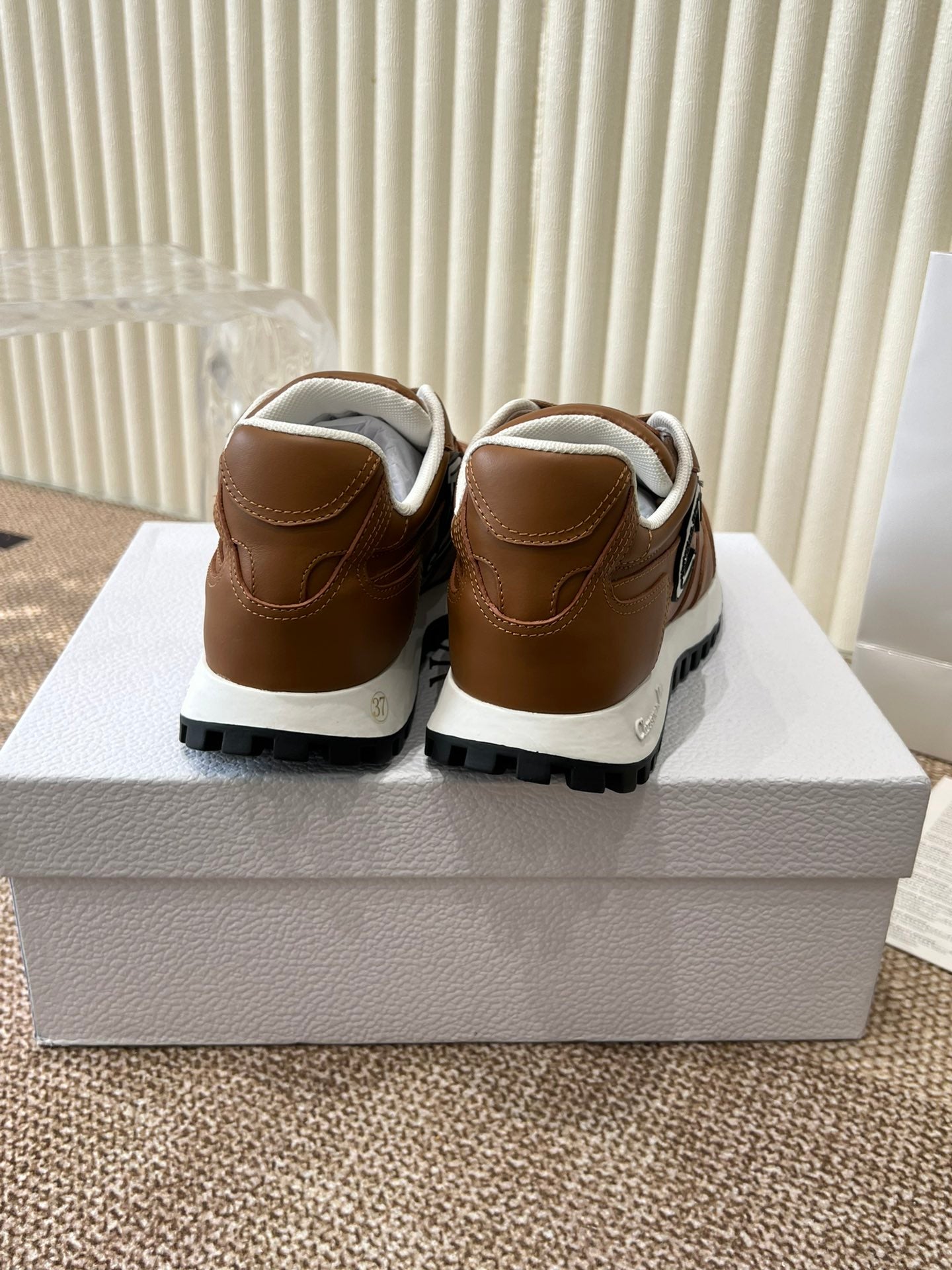 DIOR C'est DIOR Sneaker Brown Lamskin
