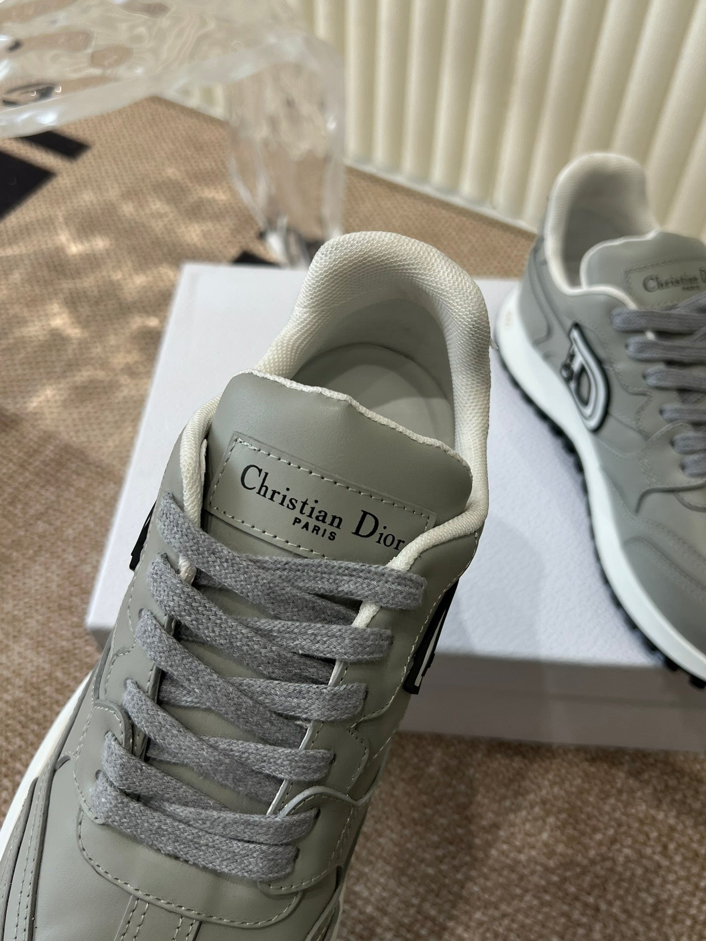DIOR C'est DIOR Sneaker Grey Lamskin