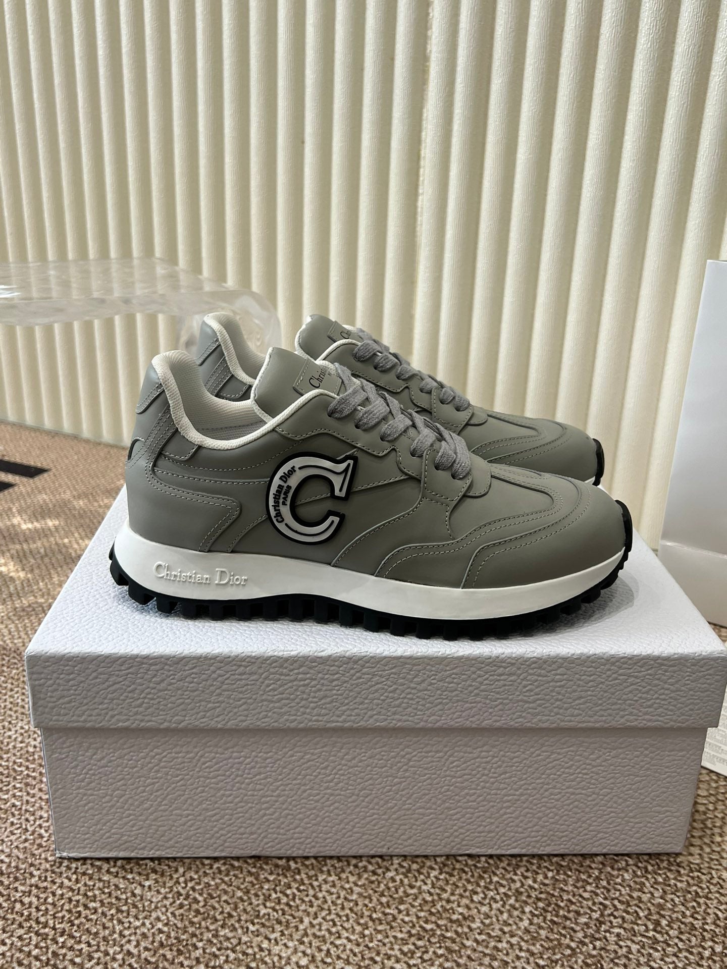 DIOR C'est DIOR Sneaker Grey Lamskin