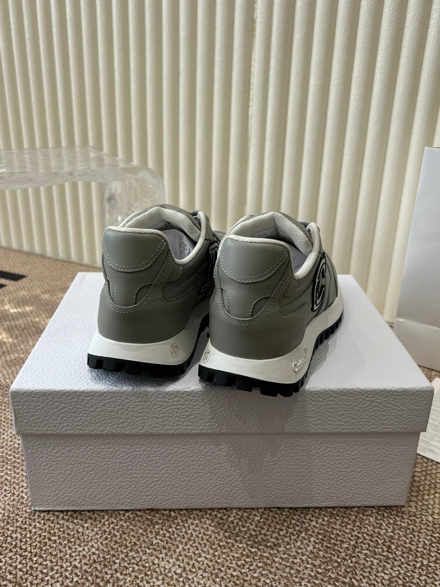 DIOR C'est DIOR Sneaker Grey Lamskin