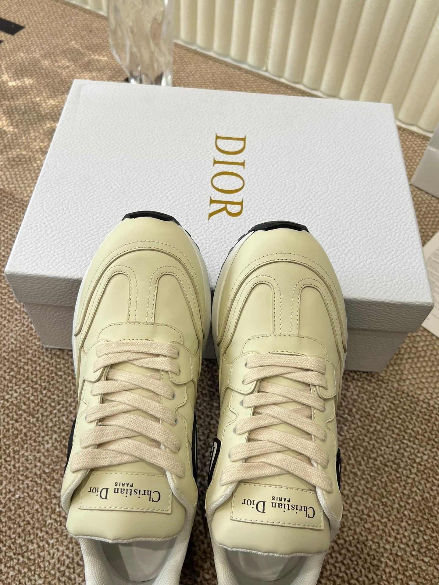 DIOR C'est DIOR Sneaker Beige Lamskin