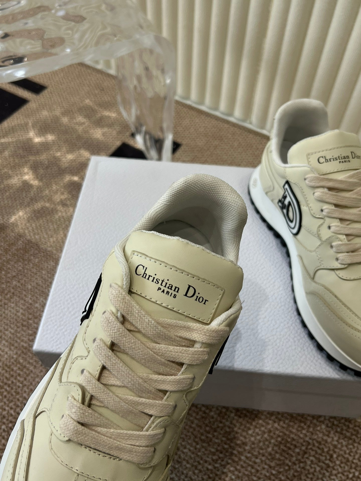 DIOR C'est DIOR Sneaker Beige Lamskin