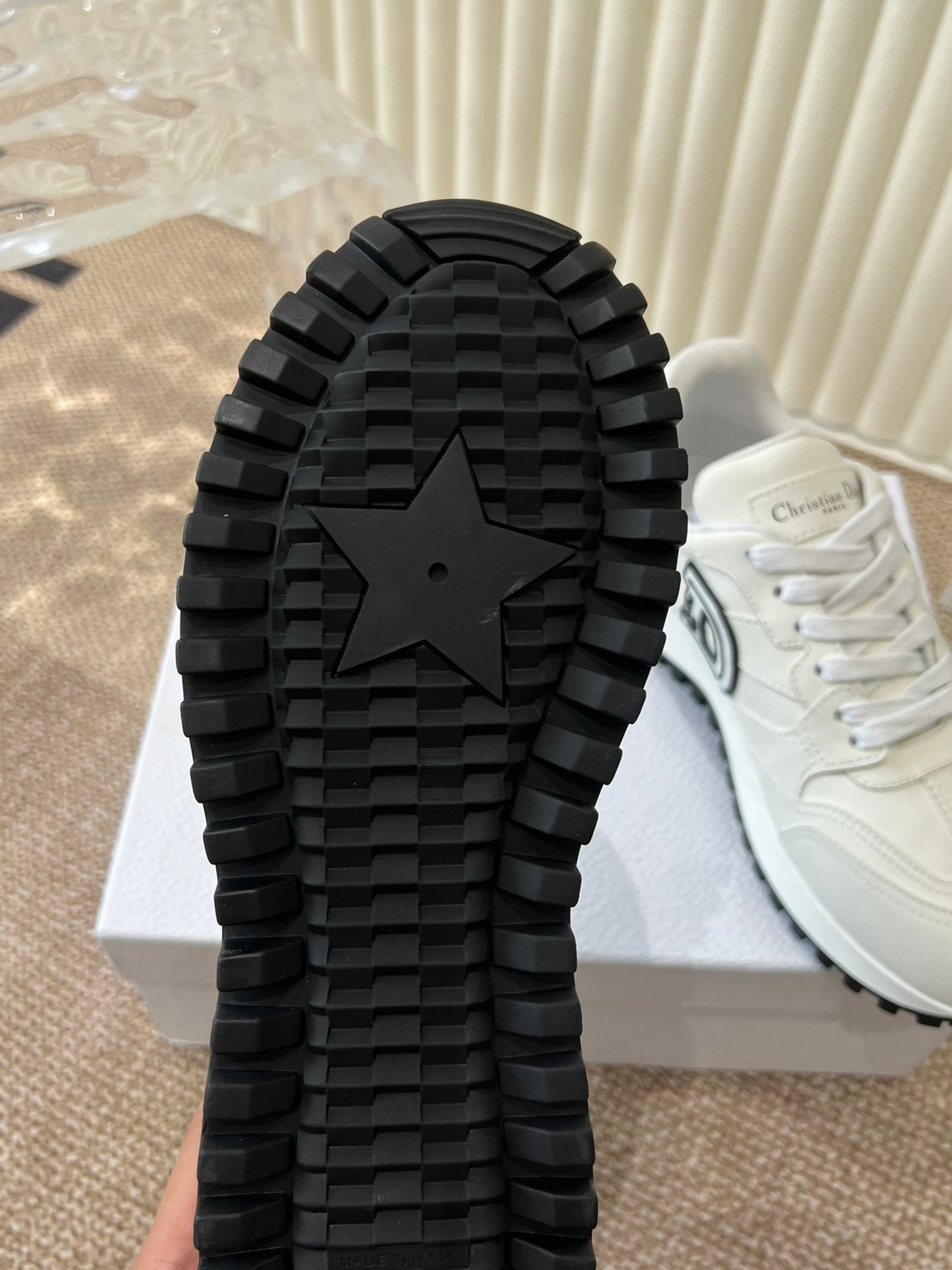 DIOR C'est DIOR Sneaker White Lamskin