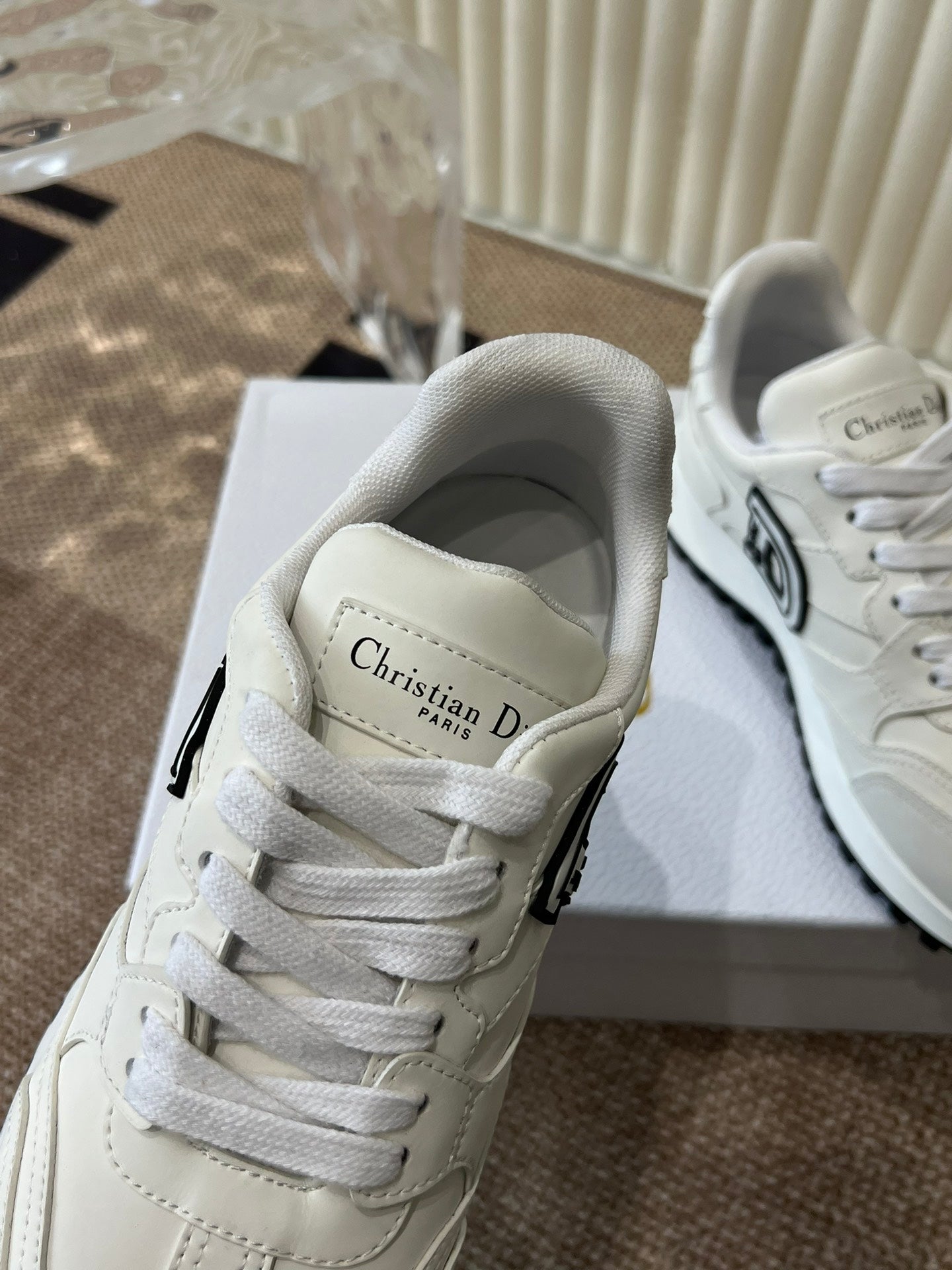 DIOR C'est DIOR Sneaker White Lamskin