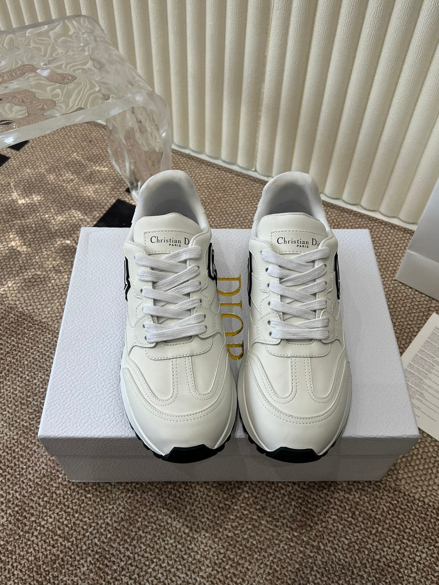 DIOR C'est DIOR Sneaker White Lamskin
