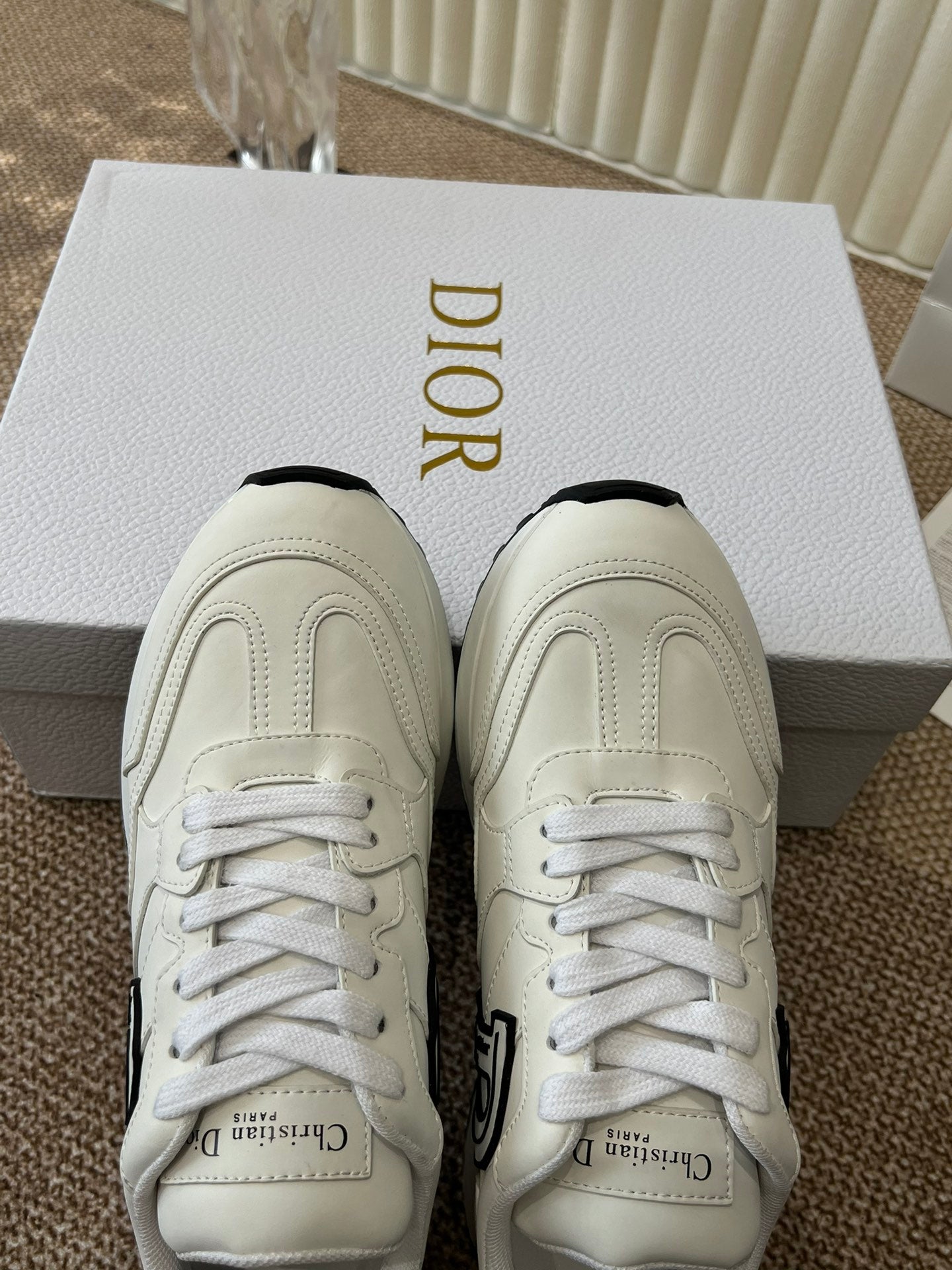 DIOR C'est DIOR Sneaker White Lamskin