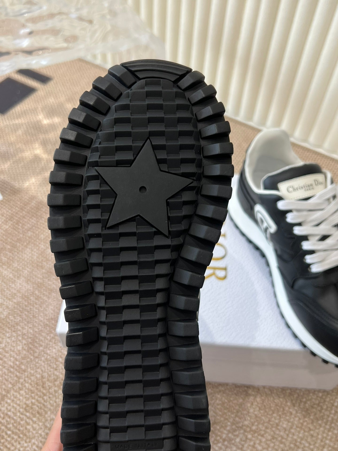 DIOR C'est DIOR Sneaker Black Lambskin