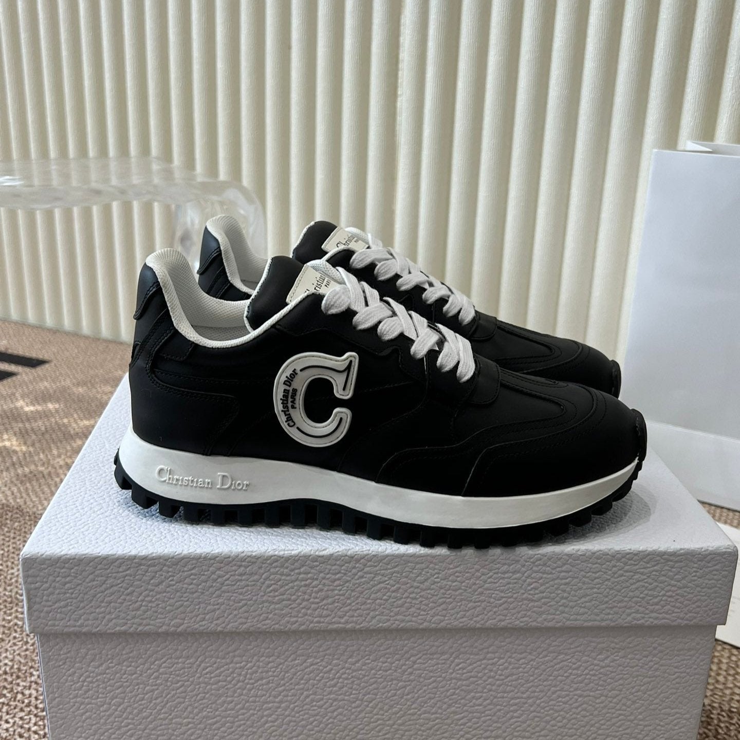 DIOR C'est DIOR Sneaker Black Lambskin