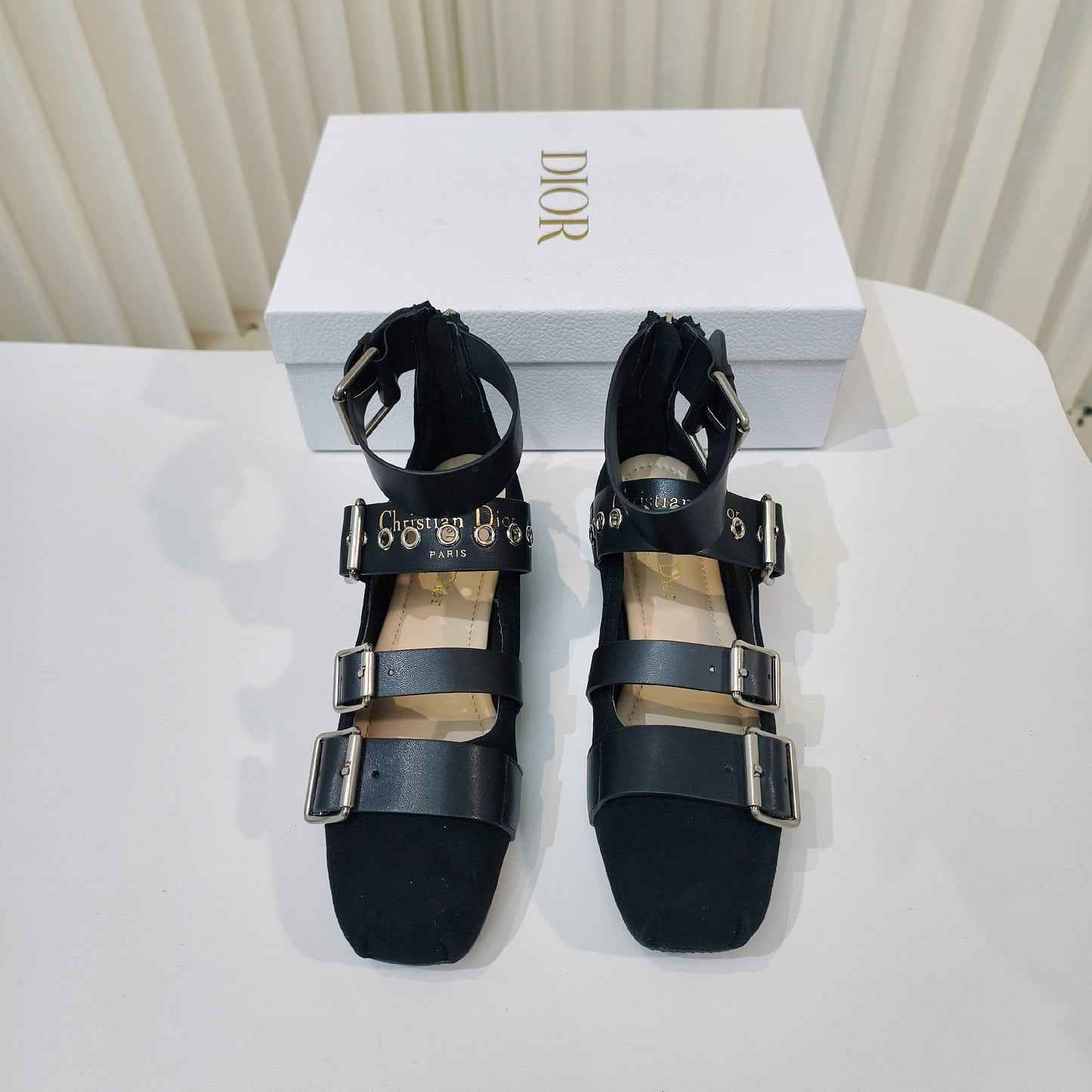DIOR 25 Mary Jane Flat Calfskin and Suede 237989