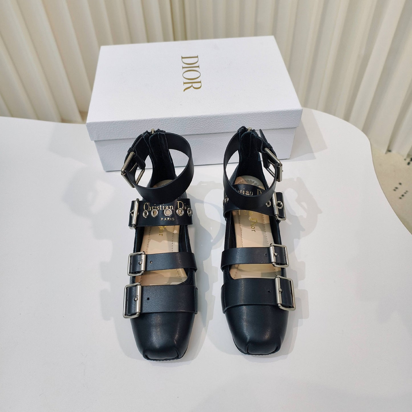 DIOR 25 Mary Jane Flat Calfskin and Suede 237989