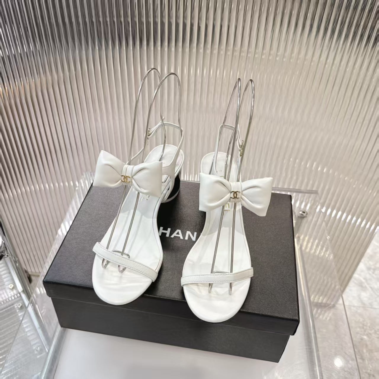 CHANEL 25 Mid High Sandal Sheepskin 270716