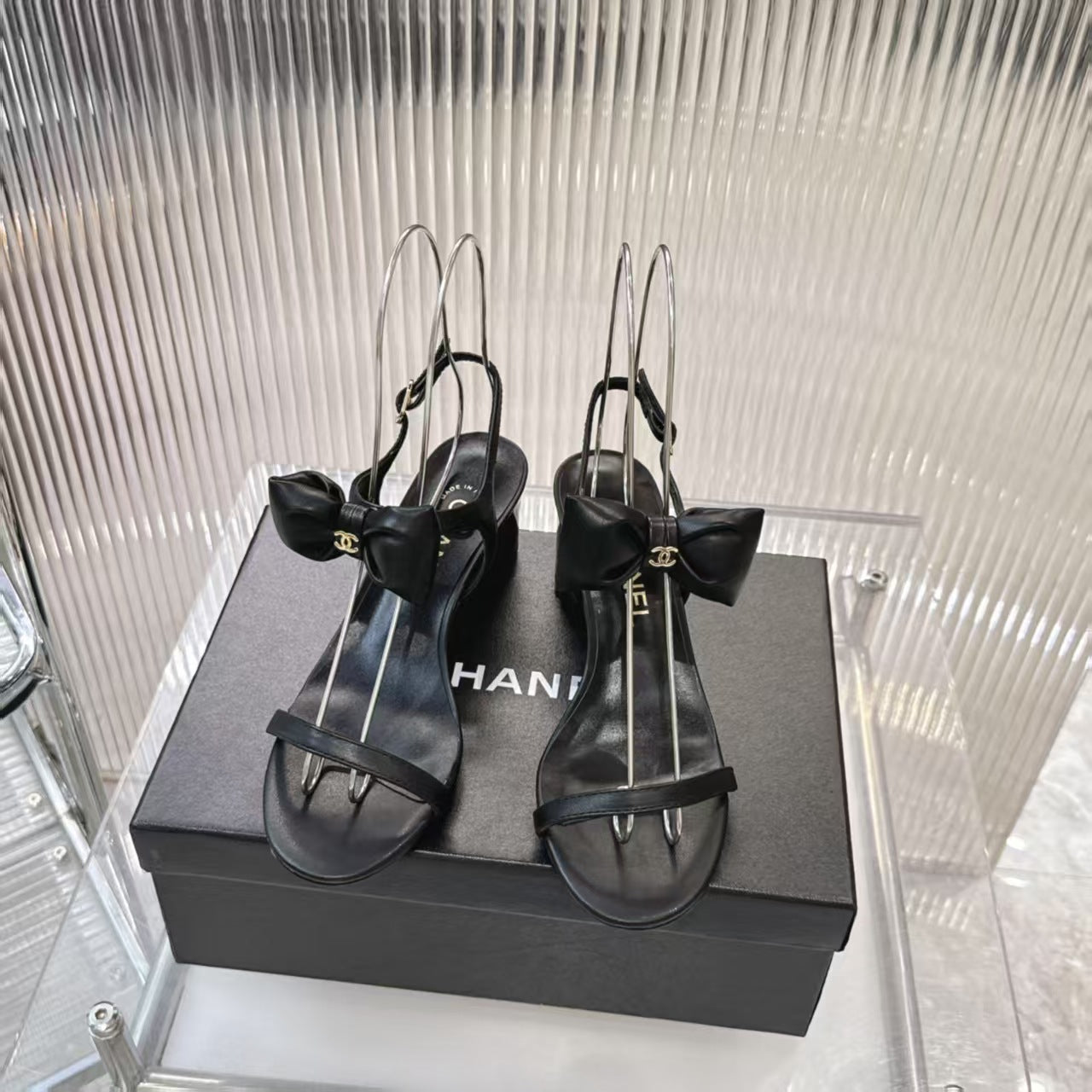 CHANEL 25 Mid High Sandal Sheepskin 270716