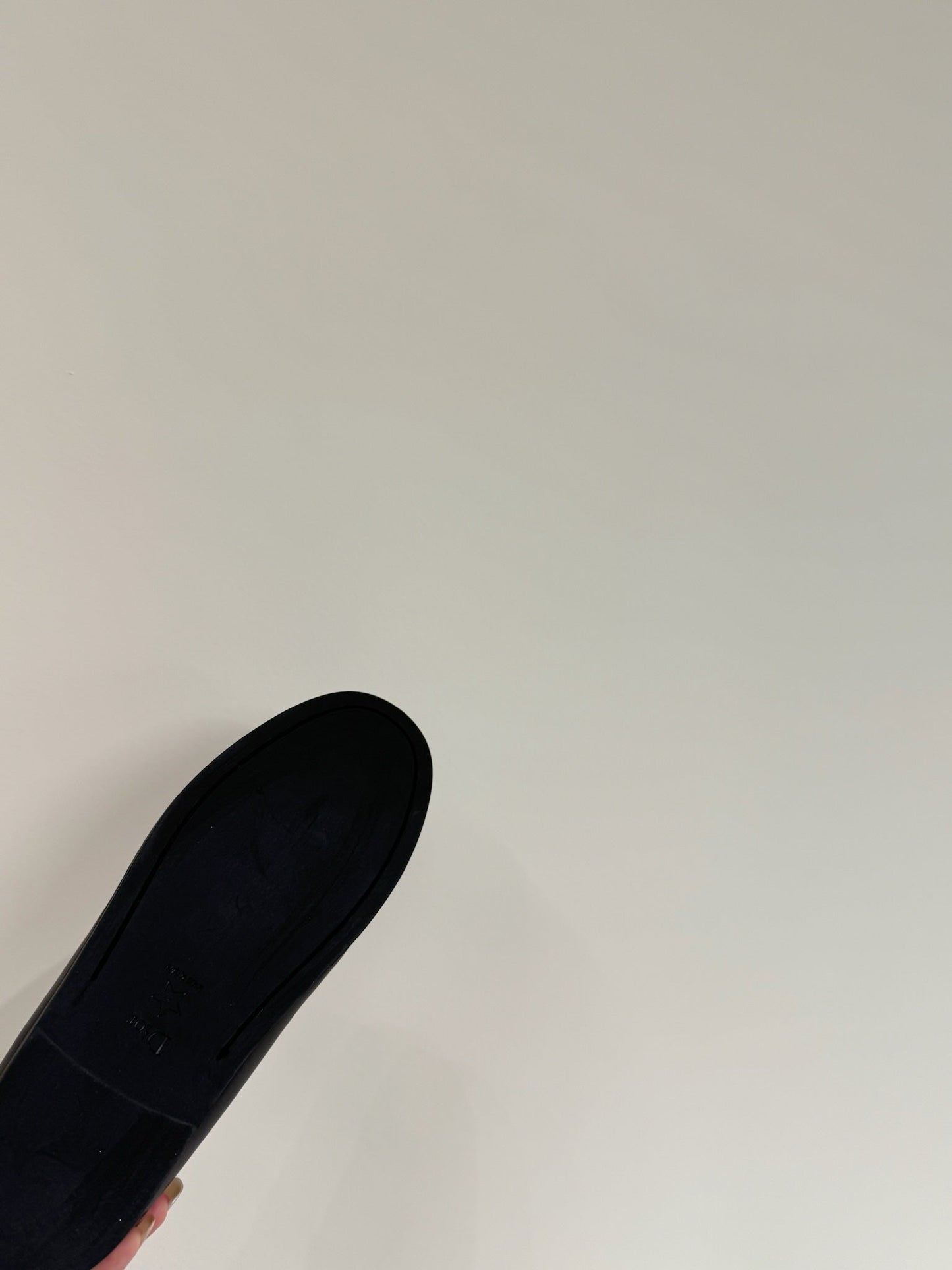 DIOR Loafers In Black Lambskin And Fleece Lining 109291