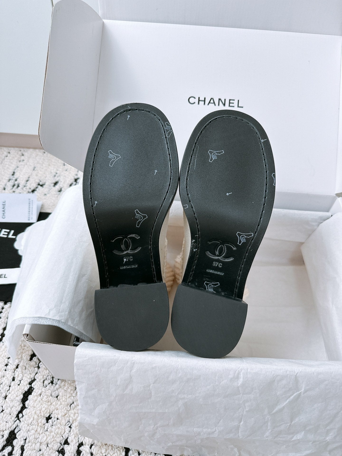 CHANEL Ankle Boots 70MM In White Suede 144564