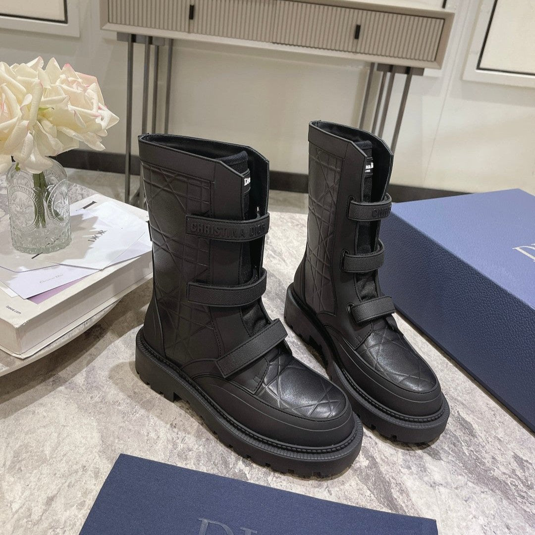 DIOR DIORanger Ankle Boot 45mm Black Calfskin