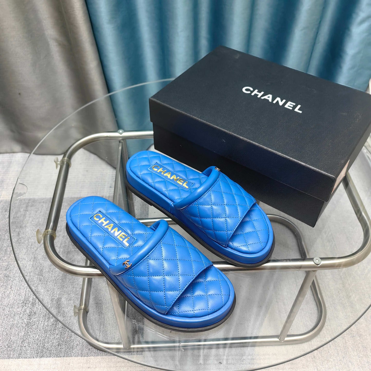 CHANEL 25 Mule Quilted Calfskin