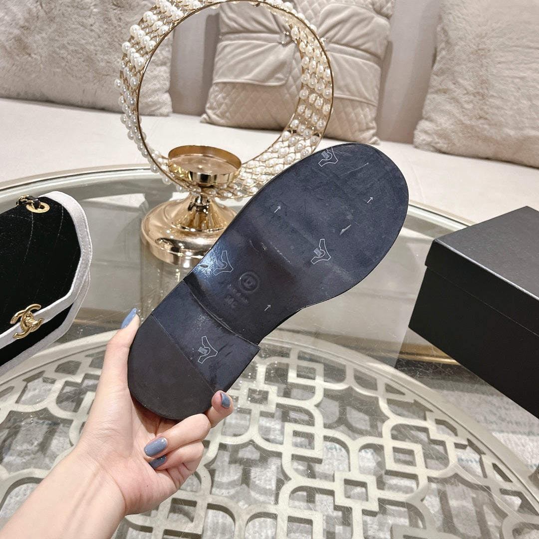 CHANEL Ankle Boots 40mm Black Suede