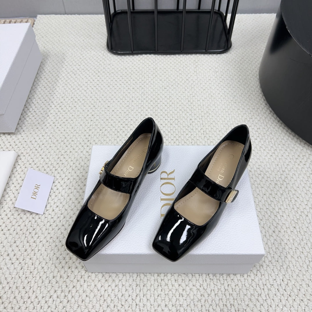 DIOR Miss DIOR Pump 45mm In Black Glossy Lambskin 995135