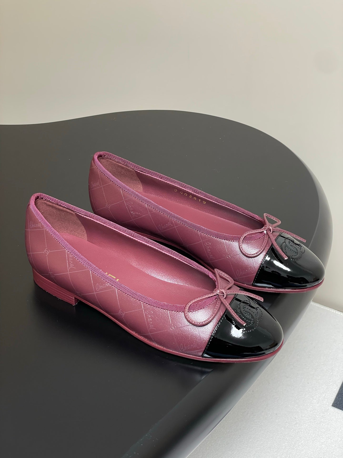 CHANEL 25P Burgundy Quilted Calfskin