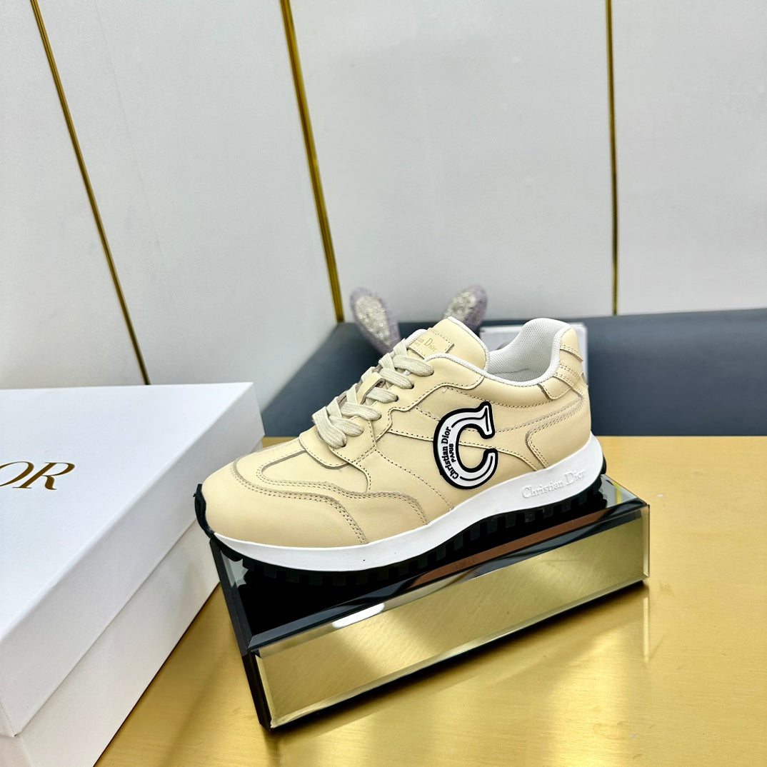 DIOR C'est DIOR Sneaker Light Yellow Cowhide 111738