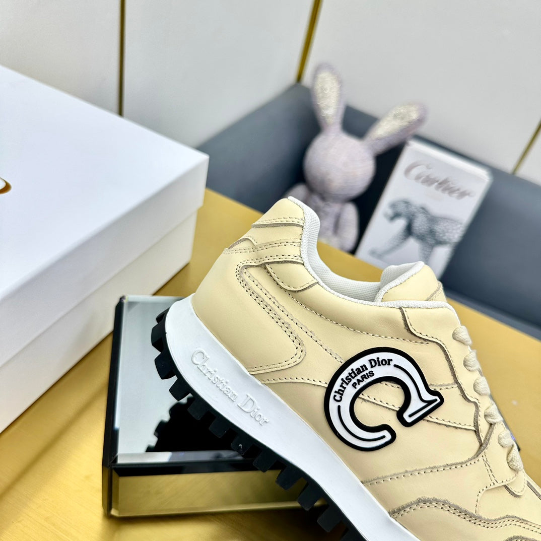 DIOR C'est DIOR Sneaker Light Yellow Cowhide 111738