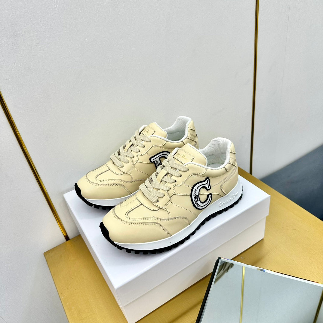 DIOR C'est DIOR Sneaker Light Yellow Cowhide 111738