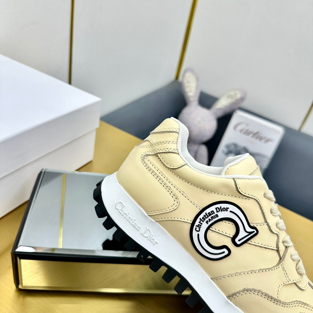 DIOR C'est DIOR Sneaker Light Yellow Cowhide 111738