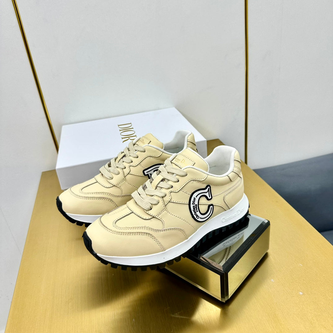 DIOR C'est DIOR Sneaker Light Yellow Cowhide 111738