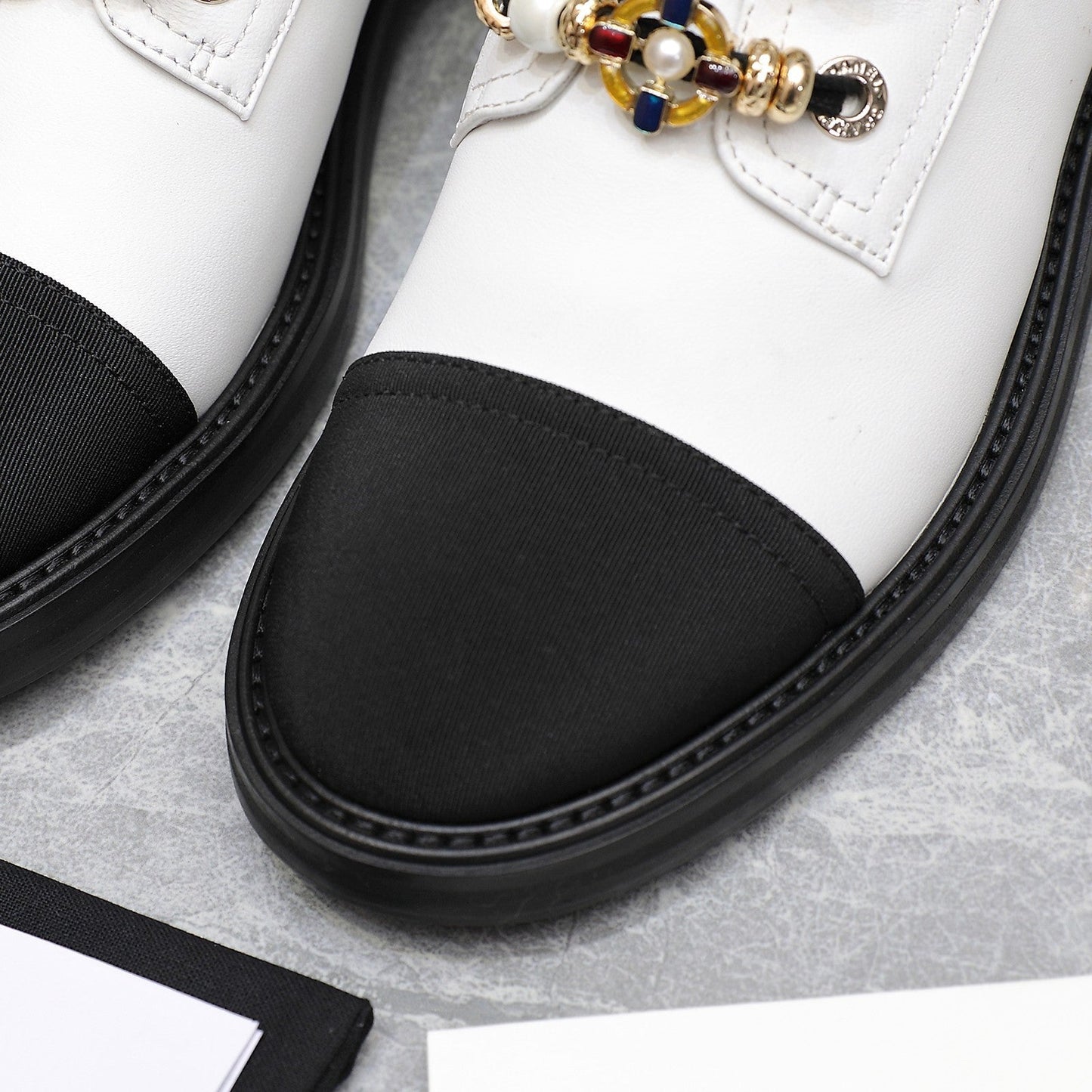CHANEL Ankle Boots 30mm White Plain Cowhide
